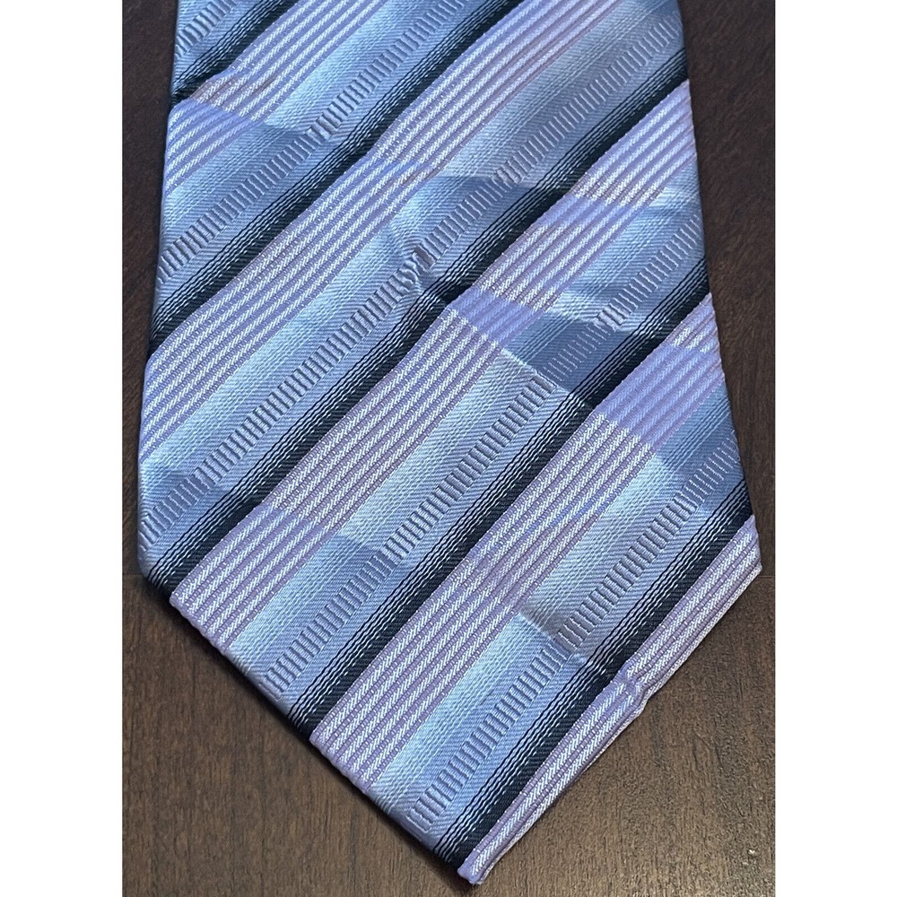 Umberto Frasi Pink Black Hand Made 100% Polyester Men’s Neck Tie Made In China